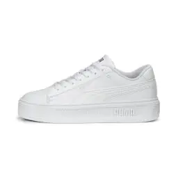 Produktbild: PUMA Damen Smash Platform V3 Sneaker, Puma White Puma Silver, 40 EU