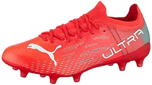 Produktbild: PUMA Damen Ultra 1.3 FG/AG WN's Fussballschuh, Sunblaze White-Elektro Aqua, 39 EU