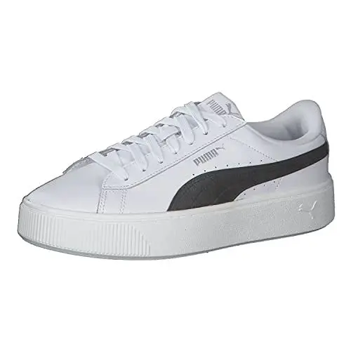 Produktbild: PUMA Damen Vikky Stacked L Sneakers, Weiß (White/Black), 38 EU