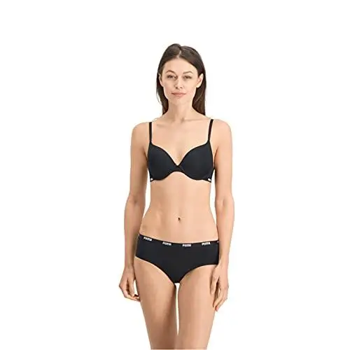 Produktbild: PUMA Damen push-up bra 1p hang Push Up Bh, Schwarz, 85B