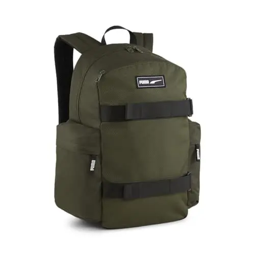 Produktbild: PUMA Deck Backpack, Unisex-Kinder Rucksack, Dark Olive, OSFA - 090706