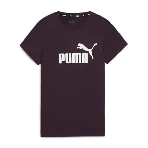 Produktbild: PUMA Unisex Ess Logo Tee (S) T-Shirts, Midnight Plum, XL EU