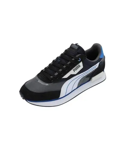 Produktbild: PUMA Erwachsene Future Rider Displaced-Sneakers 42.5 Club Navy White Blue