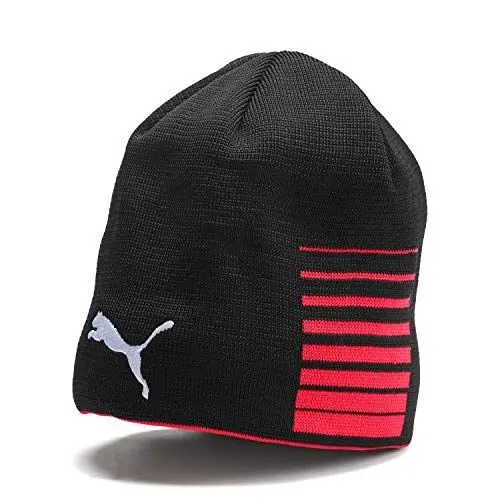 Produktbild: PUMA Unisex Liga Reversible Beanie Mütze, Puma Red-Puma Black, Einheitsgröße EU