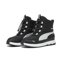 Produktbild: PUMA Unisex Kinder Evolve Puretex Boots Jugendliche Sneaker, Black Ash Gray White, 36 EU