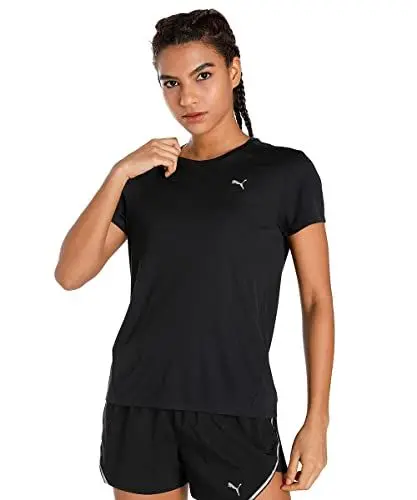 Produktbild: PUMA Favourite Damen Laufshirt Kurzarm S Schwarz