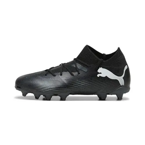 Produktbild: PUMA Unisex Kinder Future 7 Match Fg/Ag Jr Soccer Shoe, Black White, 38.5 EU