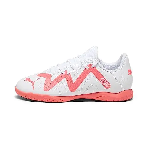Produktbild: PUMA Future Play It Jr Fussballschuh, White Fire Orchid, 36 EU