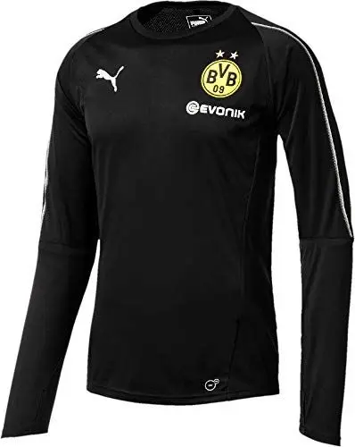 Produktbild: PUMA Herren BVB LS with Sponsor Logo Training Jersey, Black, L