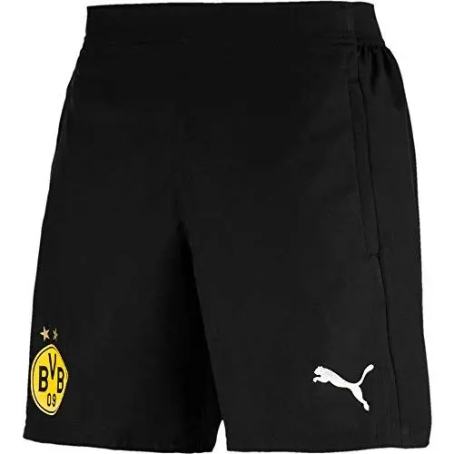 Produktbild: PUMA Herren BVB Leisure Shorts 2 Side Pockets Zip with Innersl Hose, Black, M