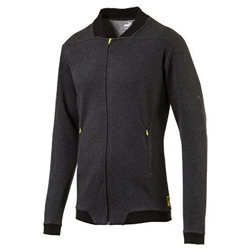 Produktbild: PUMA Herren BVB Premium Jacket Jacke, Black-Dark Gray Heather, S