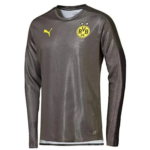 Produktbild: PUMA Herren BVB Stadium LS Without Sponsor Logo Jersey, Asphalt Black, XL