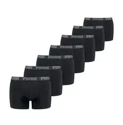 Produktbild: PUMA Basic Herren-Boxershorts Unterhose 7er-Pack, Farbe:Black, Bekleidungsgröße:M