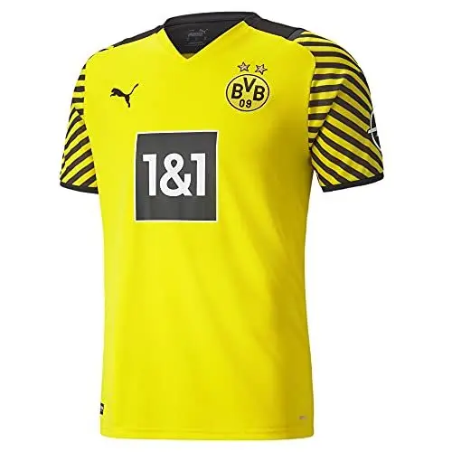 Produktbild: PUMA Herren Borussia Dortmund Saison 2021/22 Spielausrüstung, Gamekit Home Game Kit, Cyber Yellow-puma Black, 5XL EU