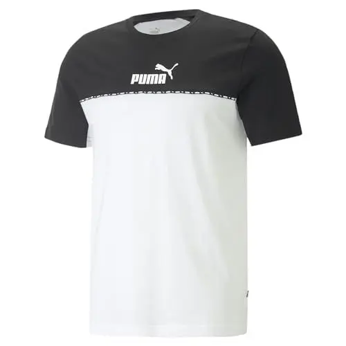 Produktbild: PUMA Herren ESS Block X Tape Tee T-Shirt, Schwarz, M