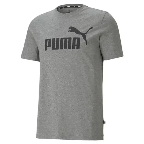Produktbild: PUMA Herren Ess Logo Tee T shirt, Medium Gray Heather, M EU