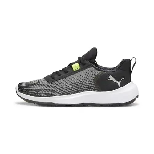 Produktbild: PUMA Herren Fusion Crush Sport Golf Shoe, Black-Electric Lime, 40 EU