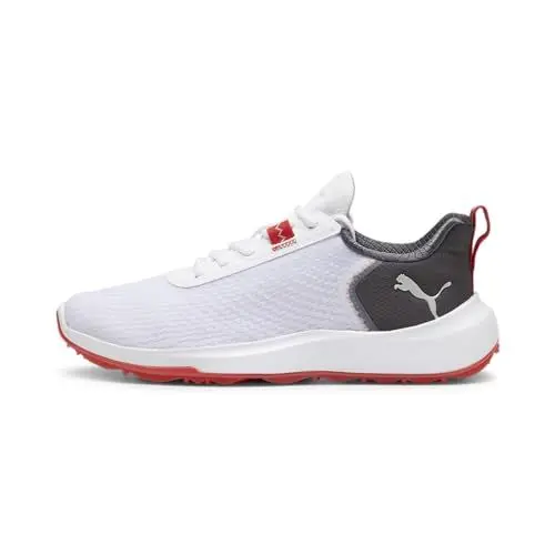 Produktbild: PUMA Herren Fusion Crush Sport Golf Shoe, White-Dark Coal, 42 EU