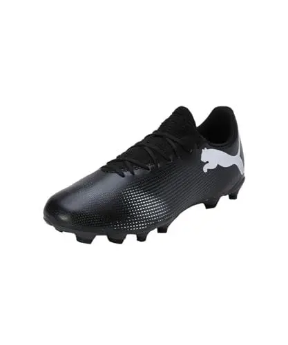 Produktbild: PUMA Herren Future 7 Play FG/AG Soccer Shoe, Black White, 41 EU