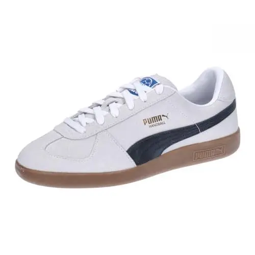 Produktbild: PUMA Herren Handball Indoor Court Shoe, Puma White Puma Black Gum, 44.5 EU