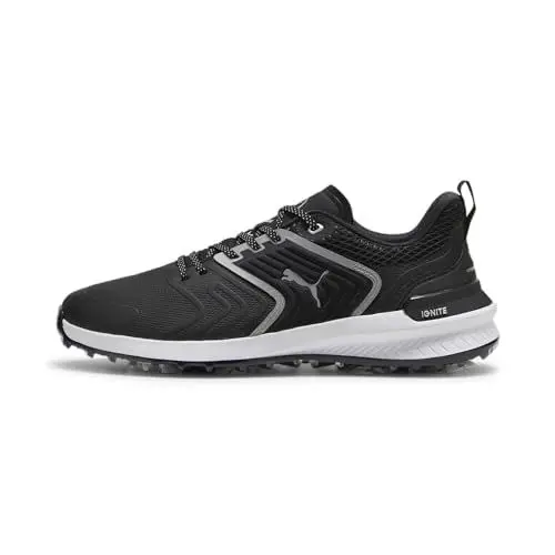 Produktbild: PUMA Herren Ignite Innovate Golf Shoe, Black White, 40 EU