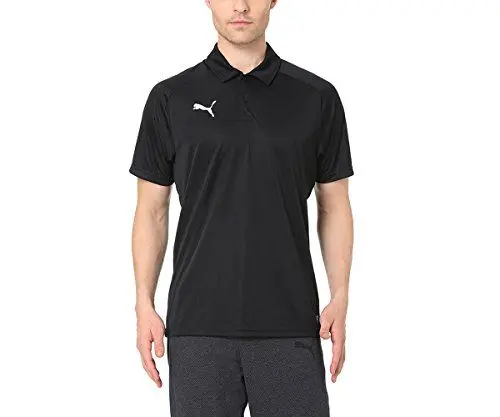 Produktbild: PUMA Herren, LIGA Sideline Polo Poloshirt, Black-White, M