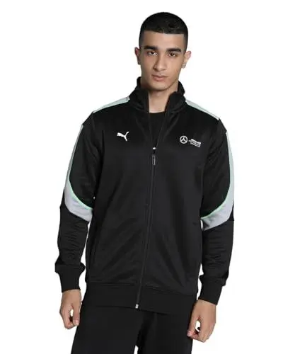 Produktbild: PUMA Herren Mercedes-AMG Petronas F1® MT7+ Trainingsjacke M Black ┃Motorsport Langarm-Jacke Herren