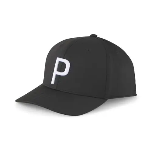 Produktbild: PUMA Herren P Cap Verschluss, PUMA Black-White Glow, Einheitsgröße EU