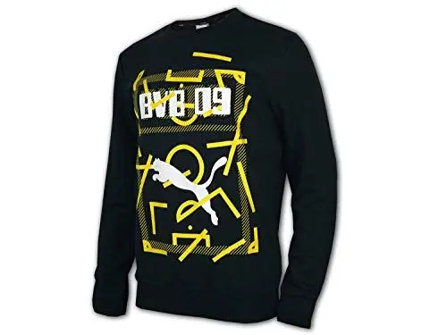 Produktbild: PUMA Herren Pullover BVB DNA, Puma Black, S, 755786