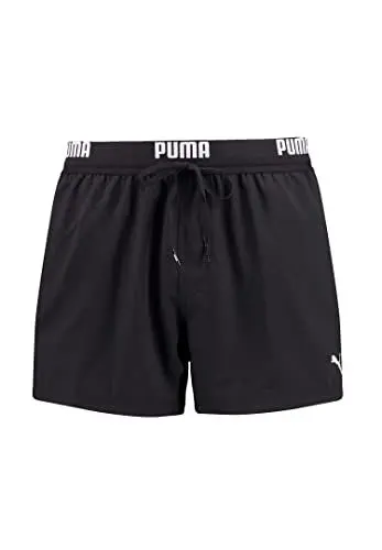Produktbild: PUMA Herren Logo Mens Short Length Swimming Badebekleidung, Schwarz, XL EU