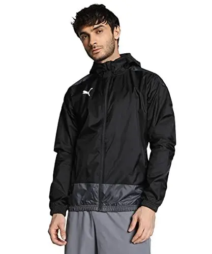 Produktbild: PUMA Herren teamGOAL 23 Training Rain Jack Regenjacke, Black-Asphalt, S