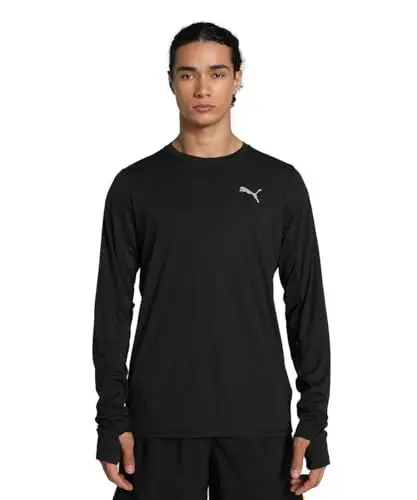Produktbild: PUMA Herren Run Favorite Ls Tee M T-Shirt, Schwarz, L