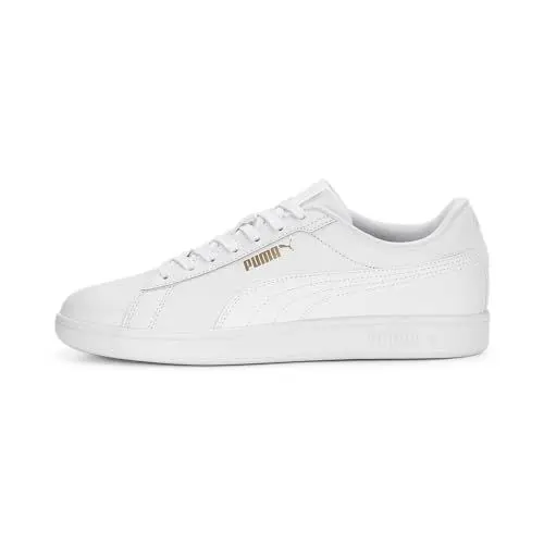 Produktbild: Puma Smash 3.0 L Unisex Sneaker , Puma White Puma White Puma Gold, 43 EU