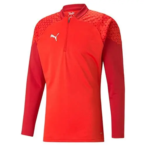 Produktbild: PUMA Herren Teamcup Training 1/4 Zip Slim Fit Top, Puma Rot, 3XL EU