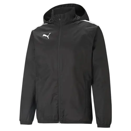 Produktbild: PUMA Herren Teamliga All Weather Jacket Sweater, Puma Black-puma Black, L EU