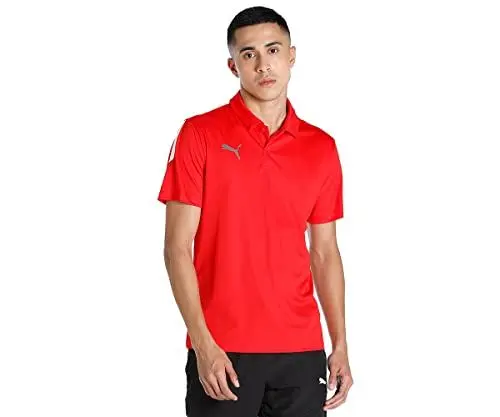 Produktbild: PUMA Herren Teamliga Sideline Polo Shirt, Rot, L