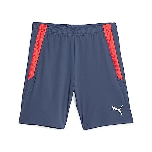Produktbild: PUMA Herren Teamliga Trainingsshorts 2 (offene Taschen) Gestrickte Shorts, Inky Blue-Fire Orchidee, M
