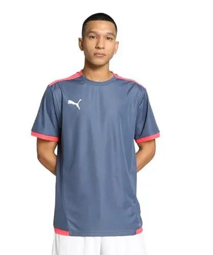 Produktbild: PUMA Herren Teamliga Trikot Fußballtrikot, Inky Blue-fire Orchidee, M