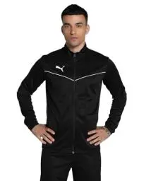 Produktbild: PUMA Herren Trainingsjacke Teamrise Training POLY Jacket, Black White, S, 657392
