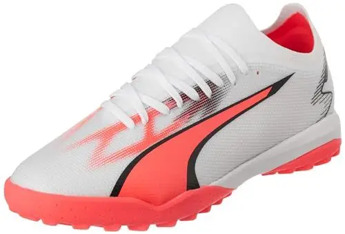 Produktbild: PUMA Herren Ultra Match Tt Fussballschuh, White Black Fire Orchid, 44 EU