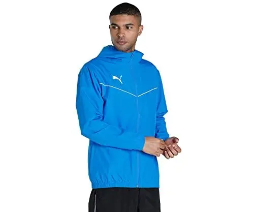 Produktbild: Puma Herren teamRISE All Weather Jacket Trainingsjacke, Electric Blue Lemonade, L