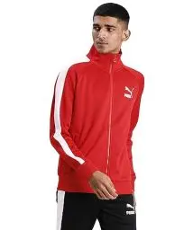 Produktbild: PUMA Iconic T7 Track Jacket PT┃Sportjacke für Herren, High Risk Red, M
