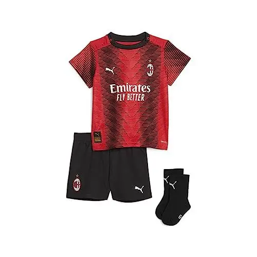 Produktbild: PUMA Jugendliche AC Milan 23/24 Heimtrikot Kit 62 For All Time Red Black