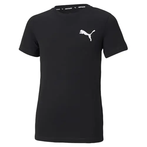 Produktbild: PUMA Jungen Active Small Logo Tee B T-Shirt, Schwarz, 164 EU