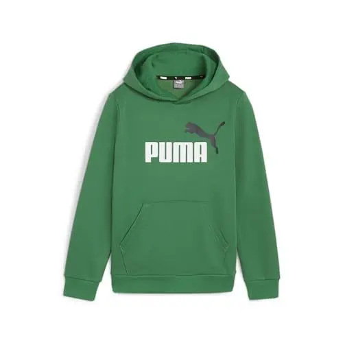 Produktbild: PUMA Jungen ESS+ 2 Col Big Logo Hoodie FL B Schweiß, Archive Green, 128 EU