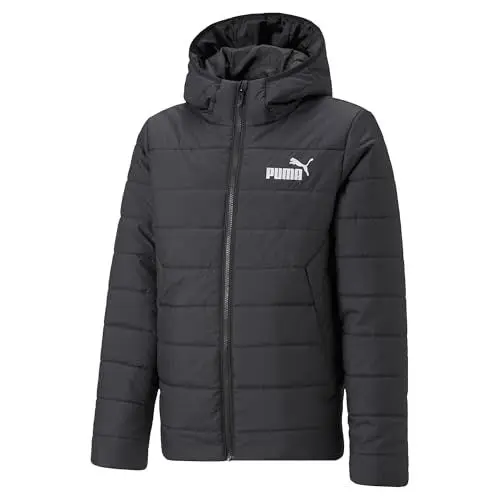 Produktbild: PUMA Jungen ESS Hooded Padded Jacket Wattierte Jacke, Schwarz, 140