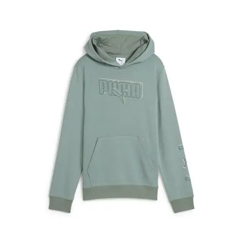 Produktbild: PUMA Jungen ESS Logo LAB Execution Hoodie TR B Kapuzenpullis, Green Moon,