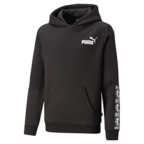 Produktbild: PUMA Jungen ESS Tape Camo Hoodie FL B Sweat, Schwarz, 104