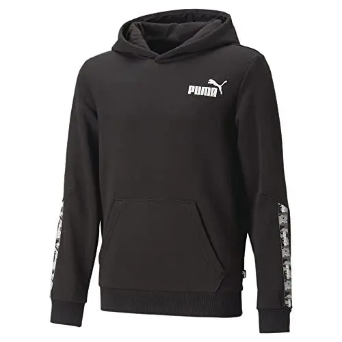 Produktbild: PUMA Jungen ESS Tape Camo Hoodie Tr B Sweat, Schwarz, 164