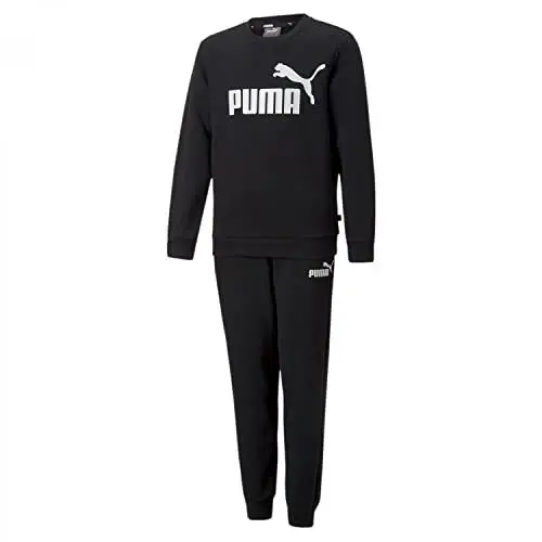 Produktbild: PUMA Jungen No.1 Logo Sweat Suit Fl B Trainingsanzug, Puma Schwarz, 152 EU